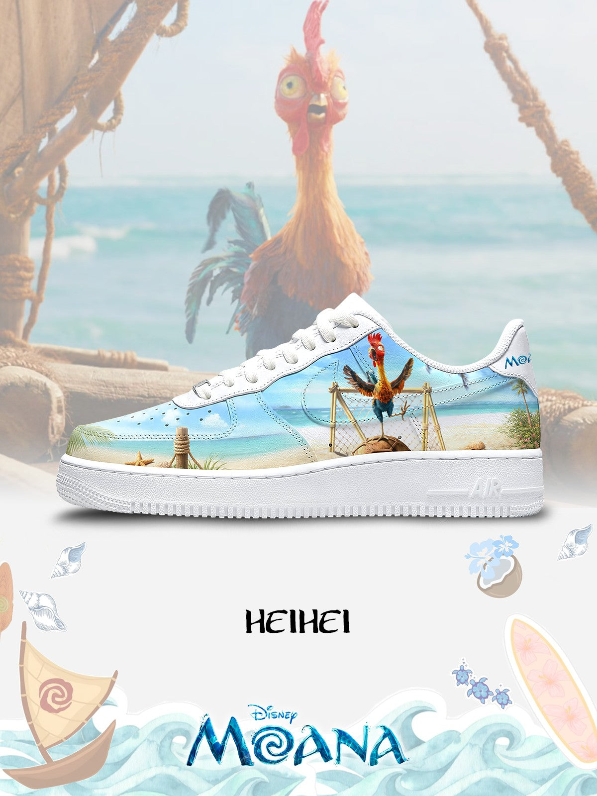 Heihei V.2 Custom Air-Style Sneakers