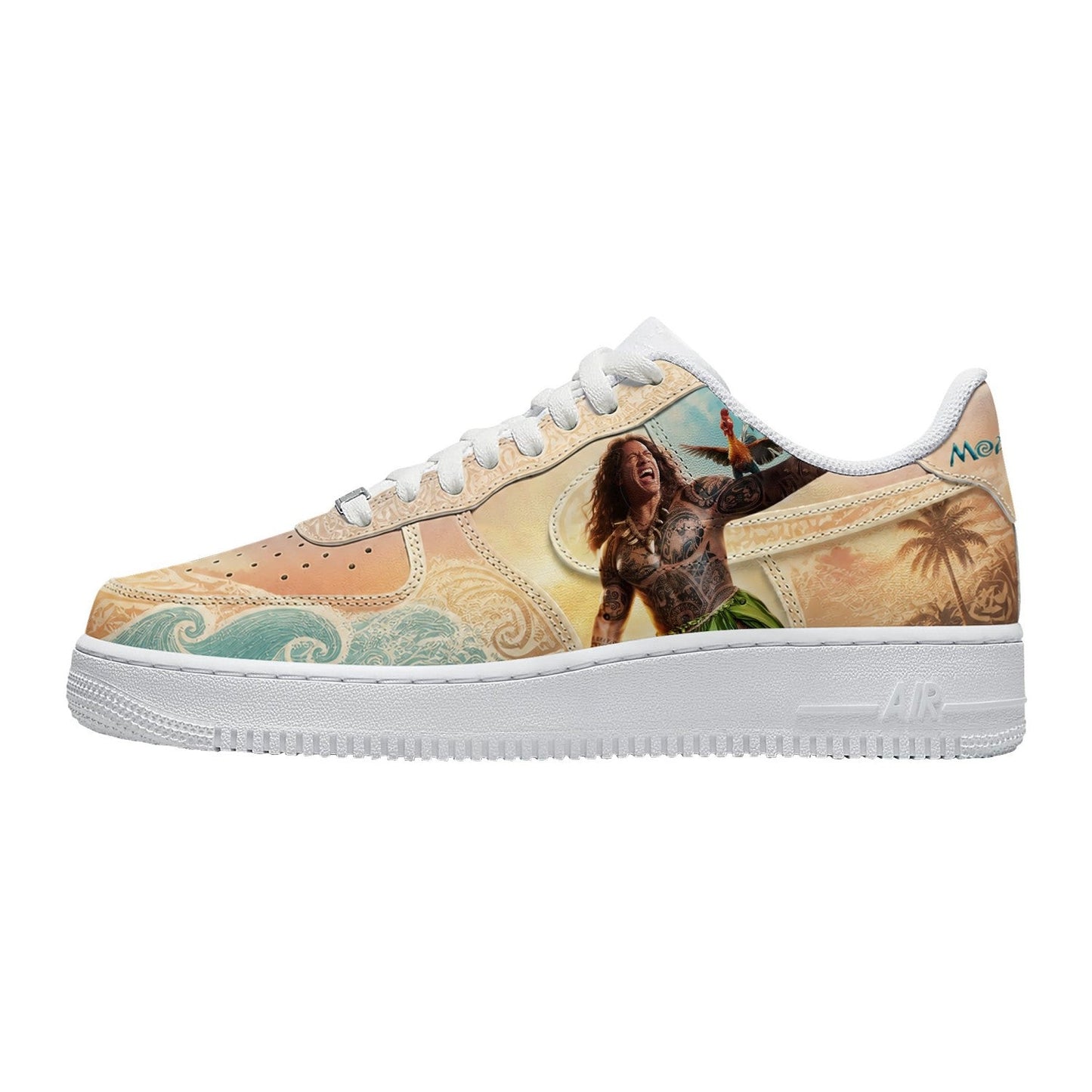 Moana and Maui V.3 Custom Air-Style Sneakers
