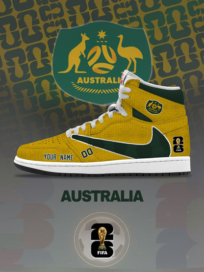 World Cup 2026 Australia V.1 Custom TS High Sneakers