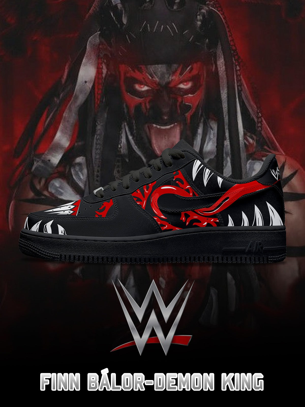 Finn B??lor-Demon King V.1 Custom Air-Style Sneakers