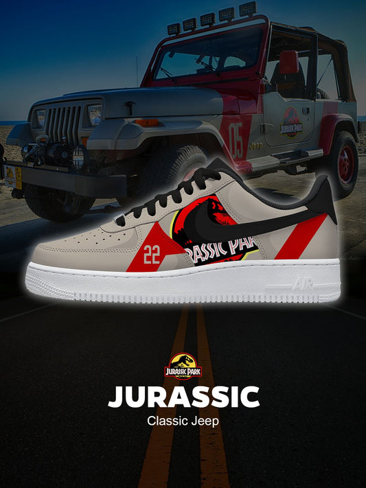 AF1 電影名車-Jurassic Classic Jeep客製球鞋