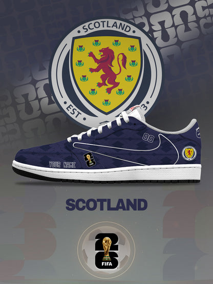 World Cup 2026 Scotland V.1 Custom TS Low Sneakers