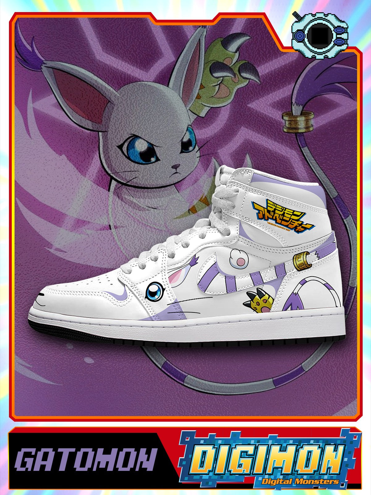 Gatomon V.1 Custom High-Top Sneakers