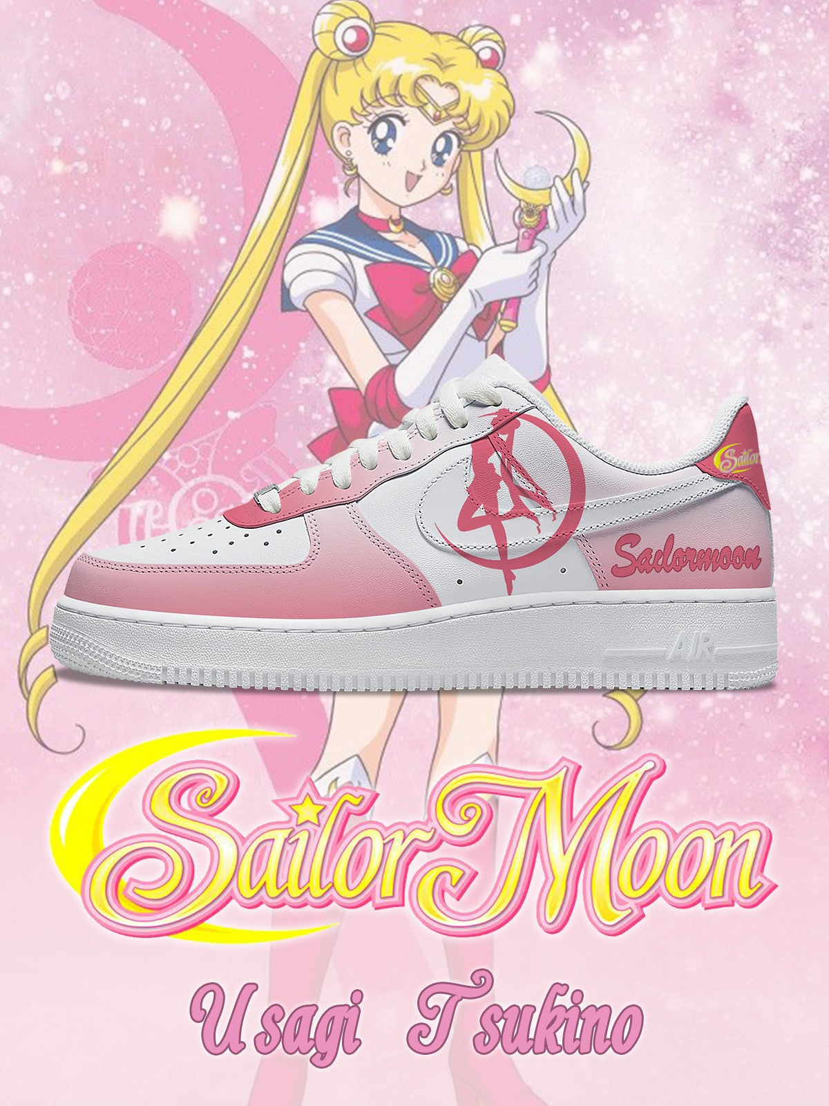 Usagi Tsukino V.3 Custom Sneakers