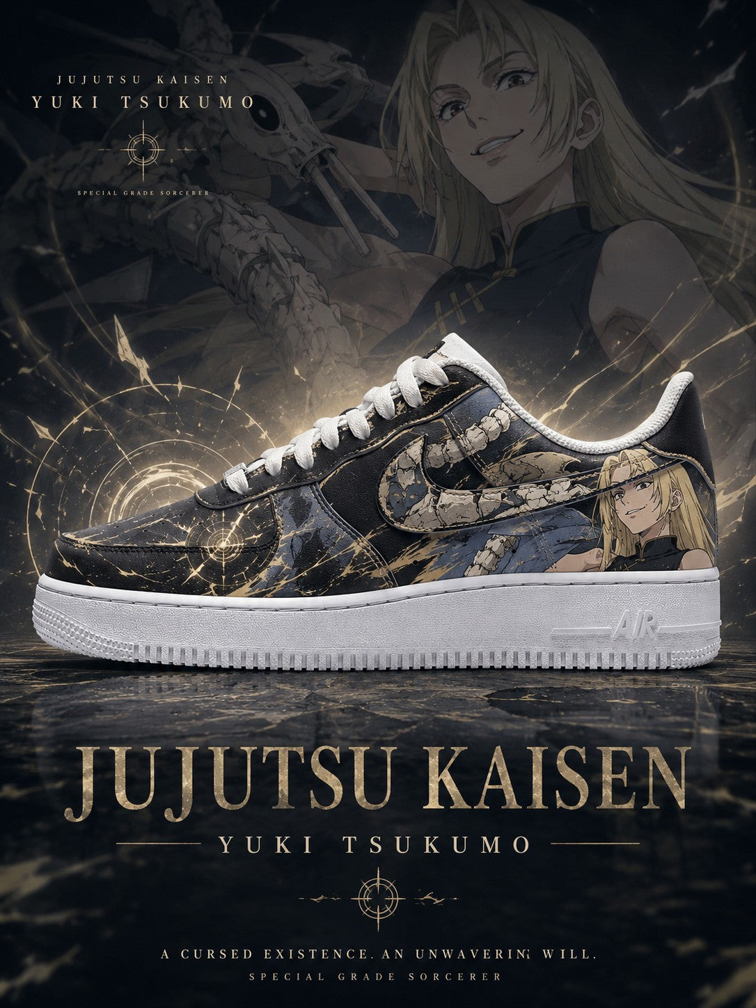 Yuki Tsukumo V.1 Custom Air-Style Sneakers