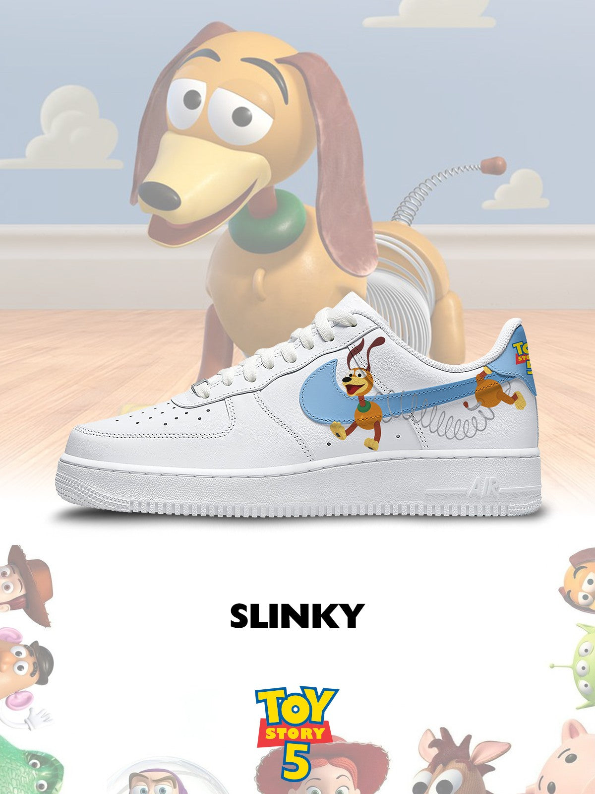 Slinky Dog V.1 Custom Air-Style Sneakers