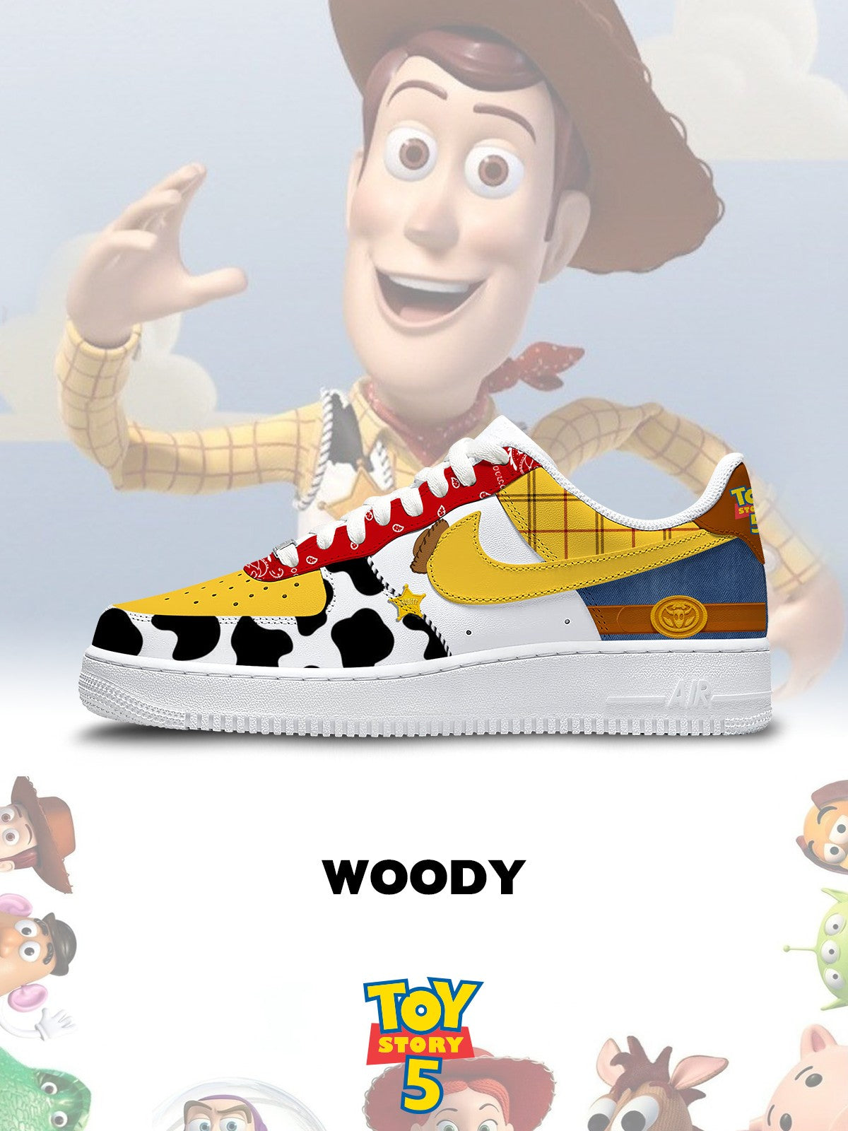 Woody V.1 Custom Air-Style Sneakers