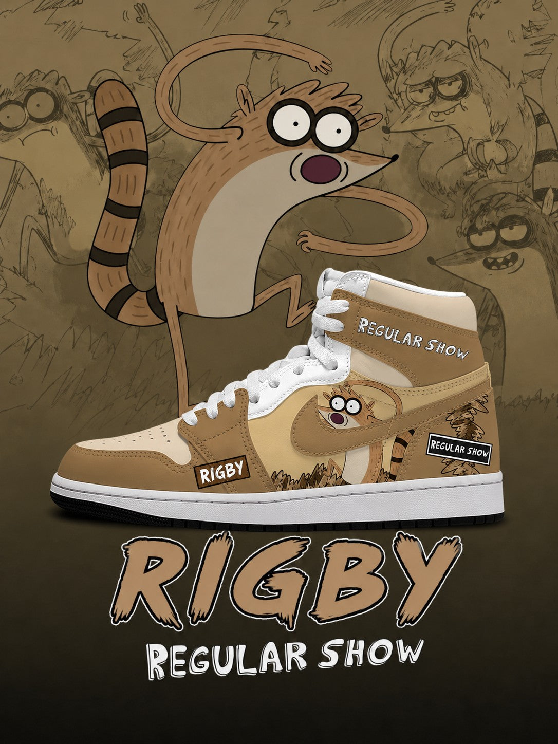 Rigby V.1 Custom High-Top Sneakers