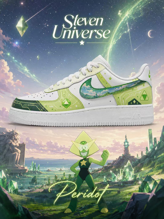 AF1 神臍小捲毛-橄欖石客製球鞋 V.1