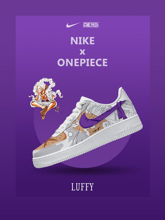 Monkey D. Luffy V.5 Custom Sneakers