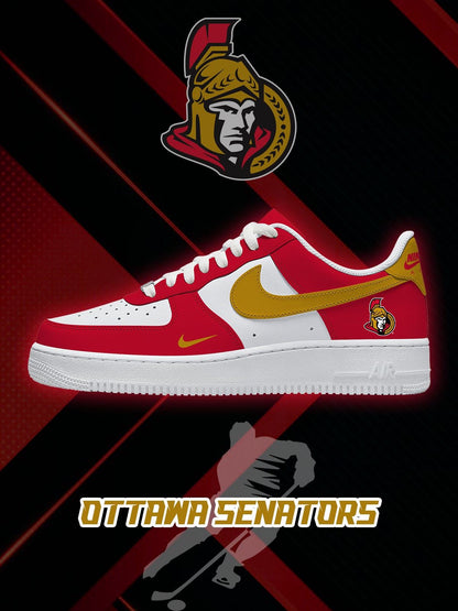 Ottawa Hockey V.1 Custom Air-Style Sneakers