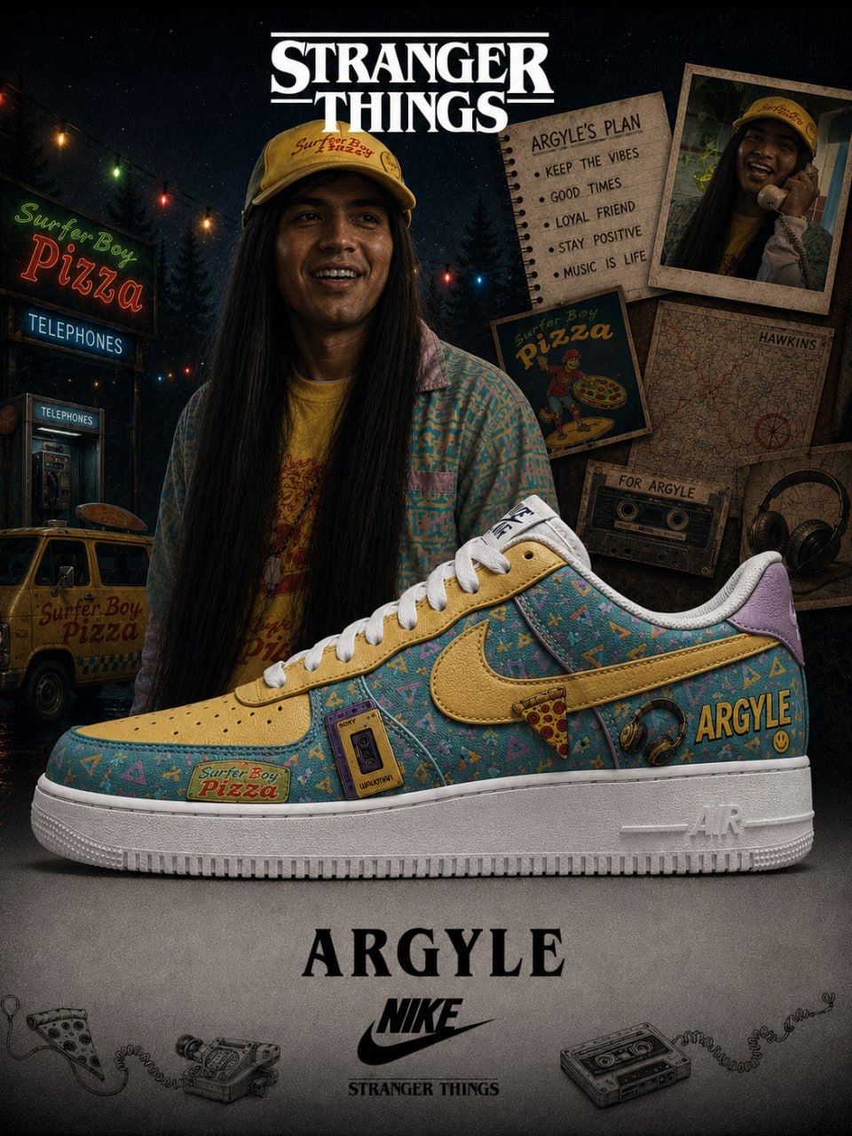 Argyle V.1 Custom Air-Style Sneakers