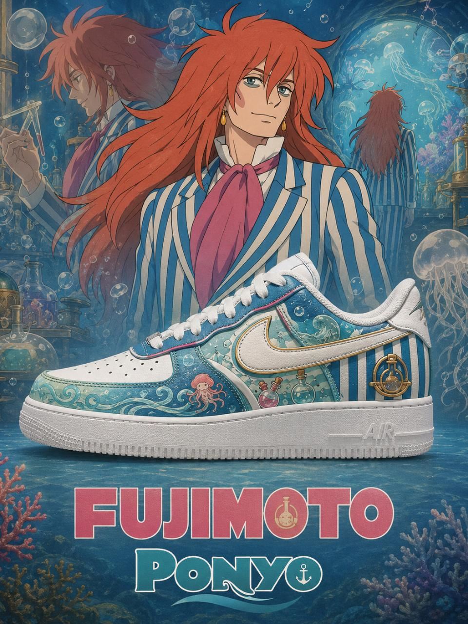 Fujimoto V.1 Custom Air-Style Sneakers