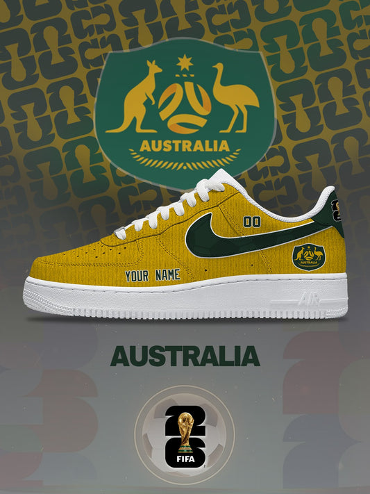 World Cup 2026 Australia V.1 Custom Air-Style Sneakers