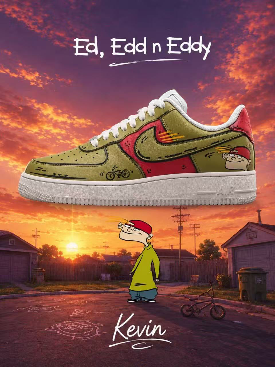 Kevin V.1 Custom Air-Style Sneakers