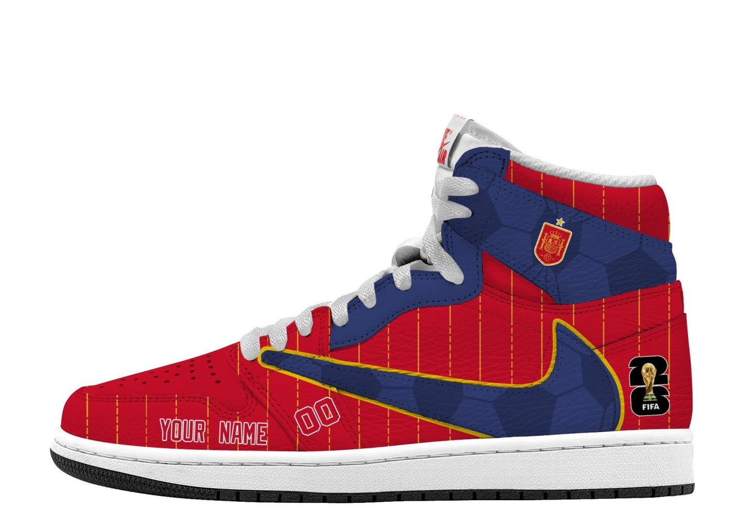 World Cup 2026 Spain V.1 Custom TS High Sneakers