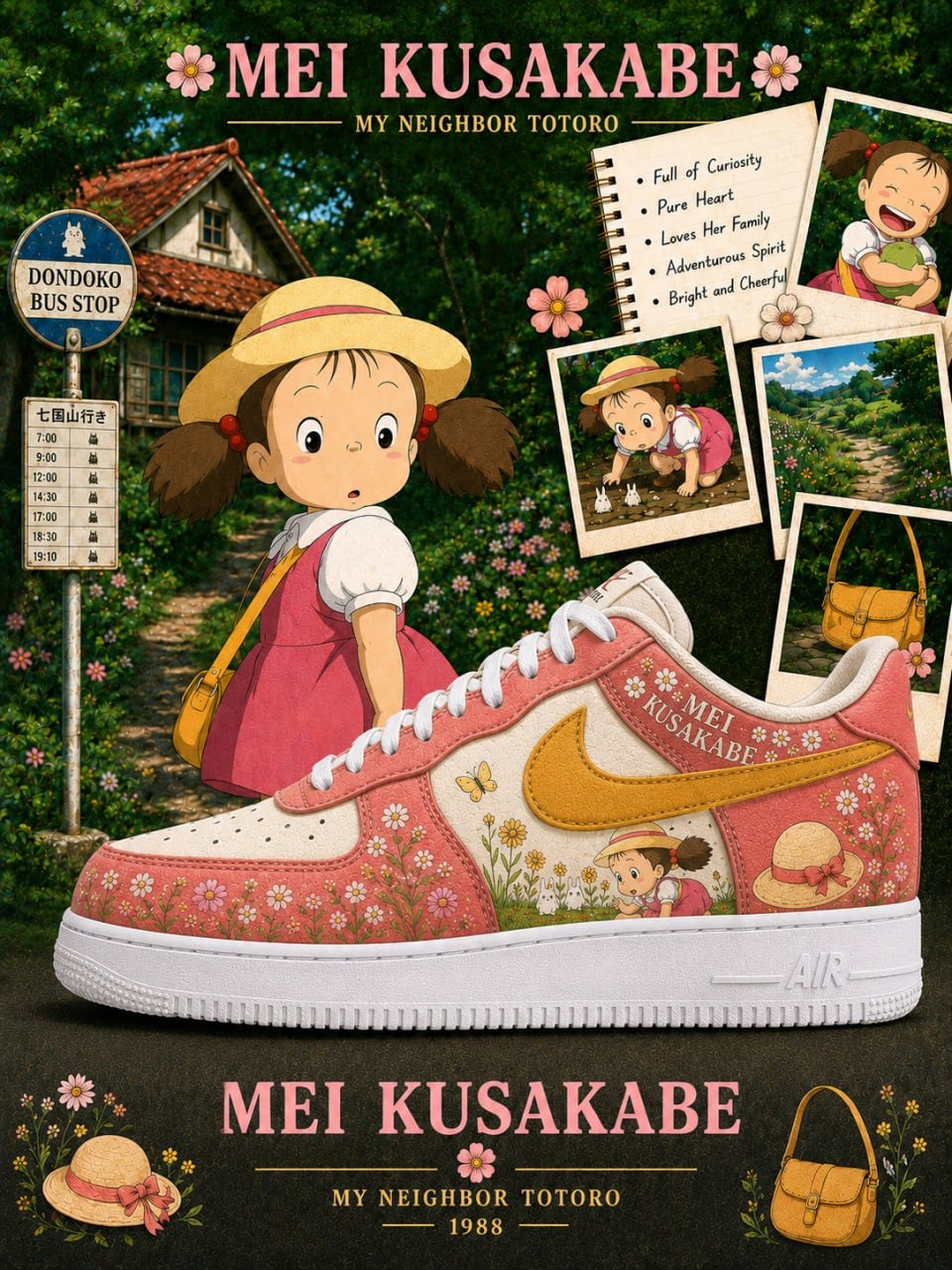 Mei Kusakabe V.1 Custom Air-Style Sneakers