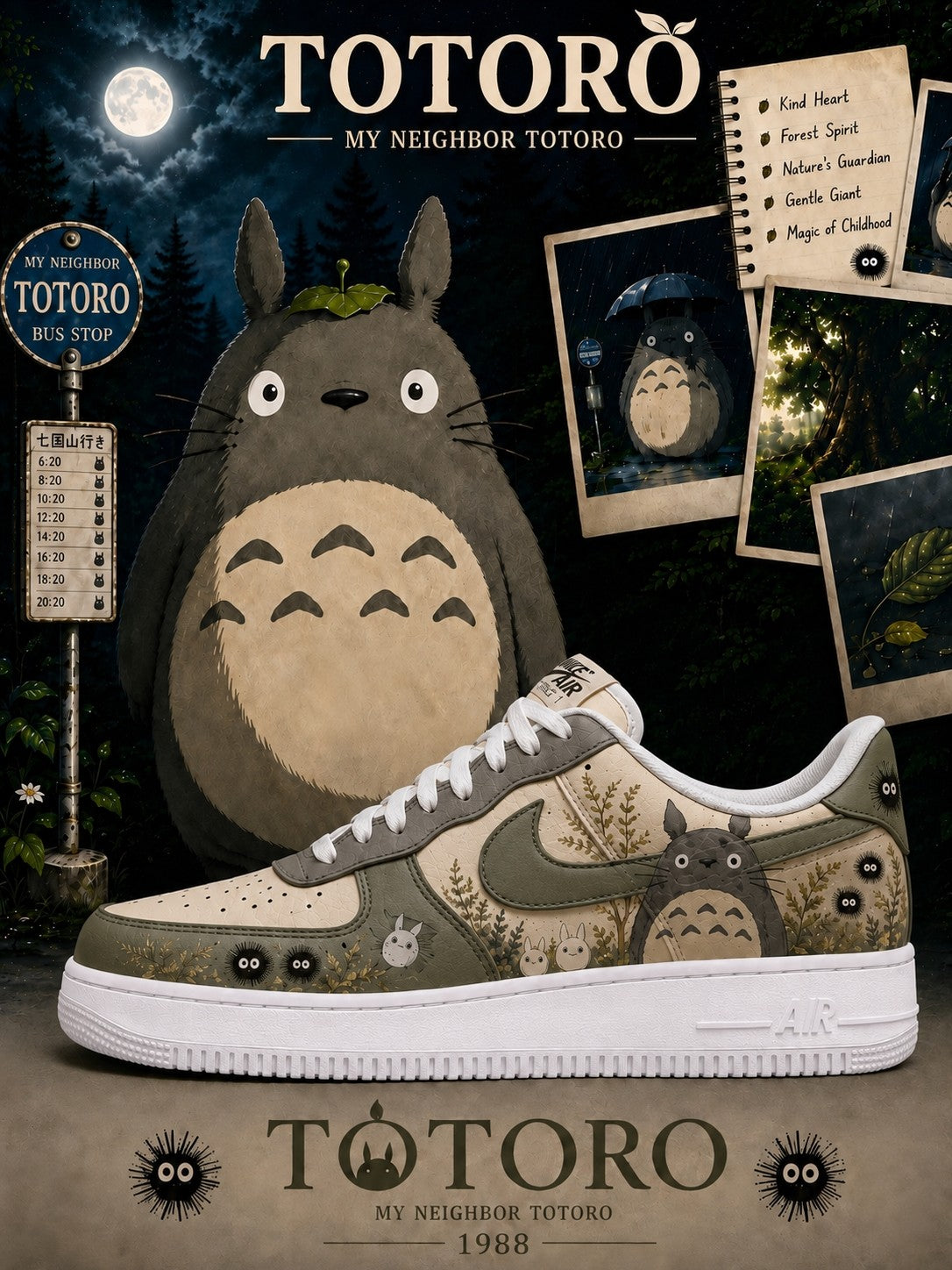 Totoro V.1 Custom Air-Style Sneakers