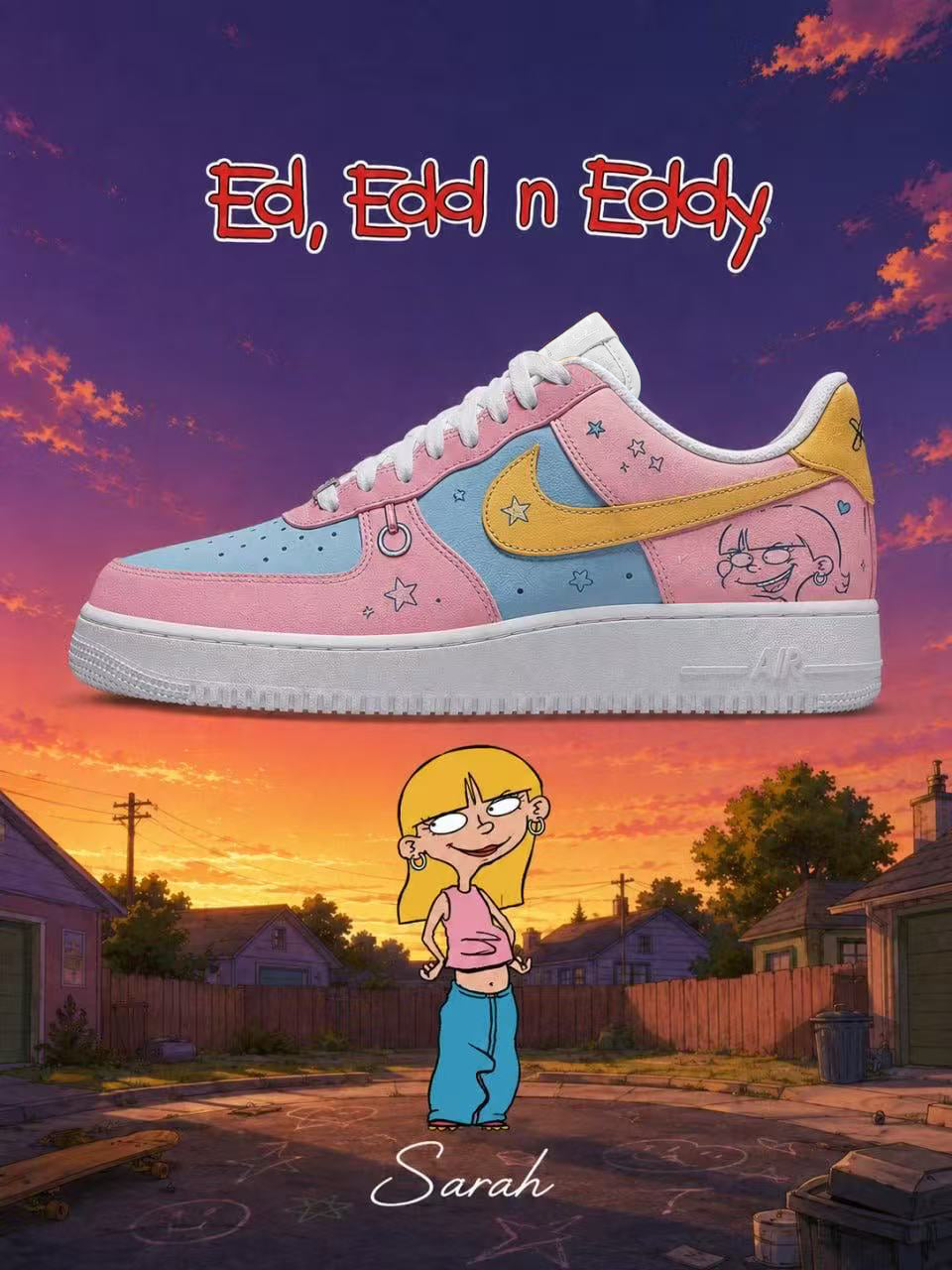 Sarah V.2 Custom Air-Style Sneakers