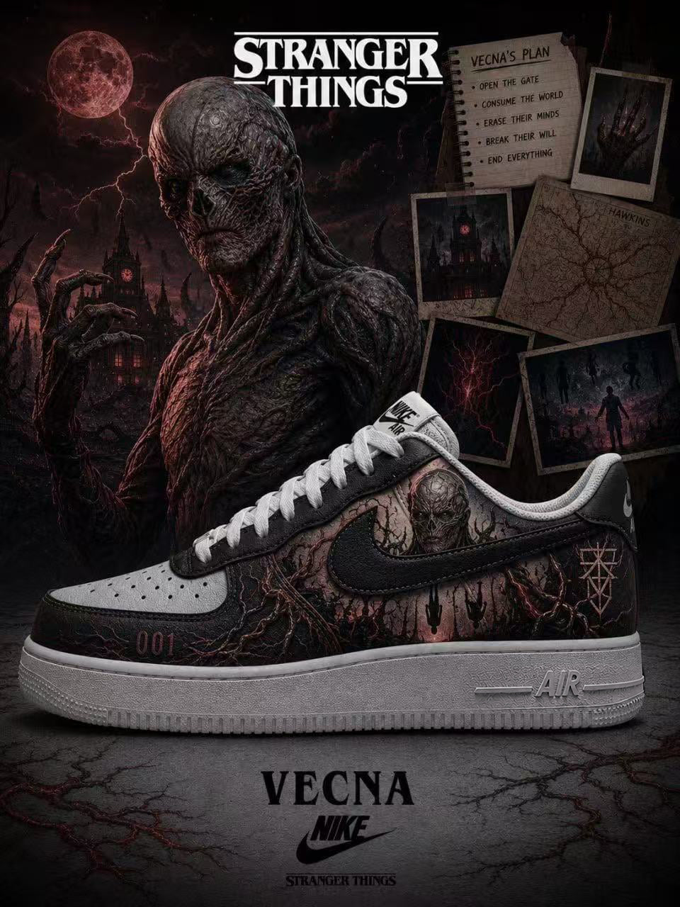 Vecna V.1 Custom Air-Style Sneakers