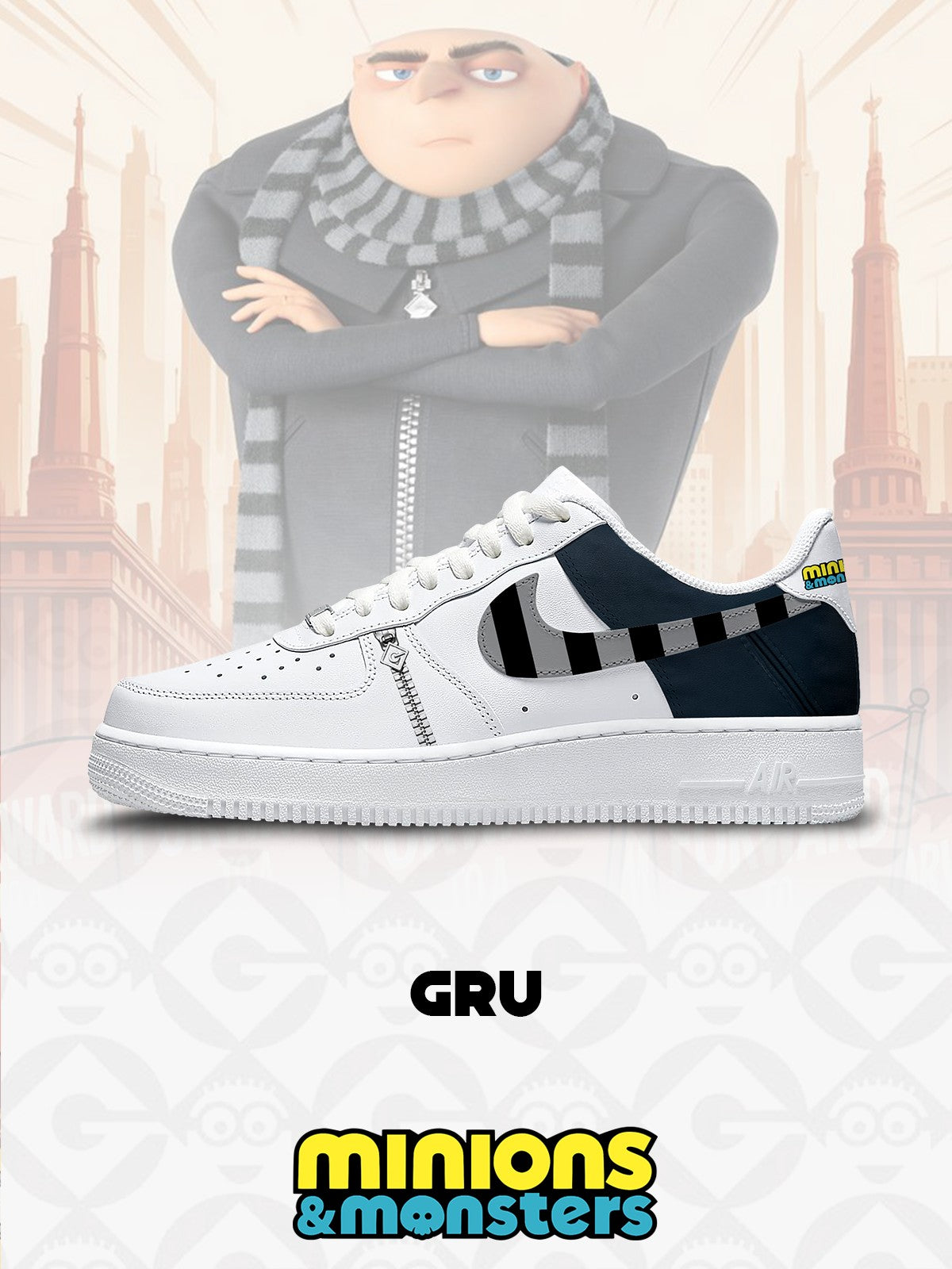 Gru V.1 Custom Air-Style Sneakers