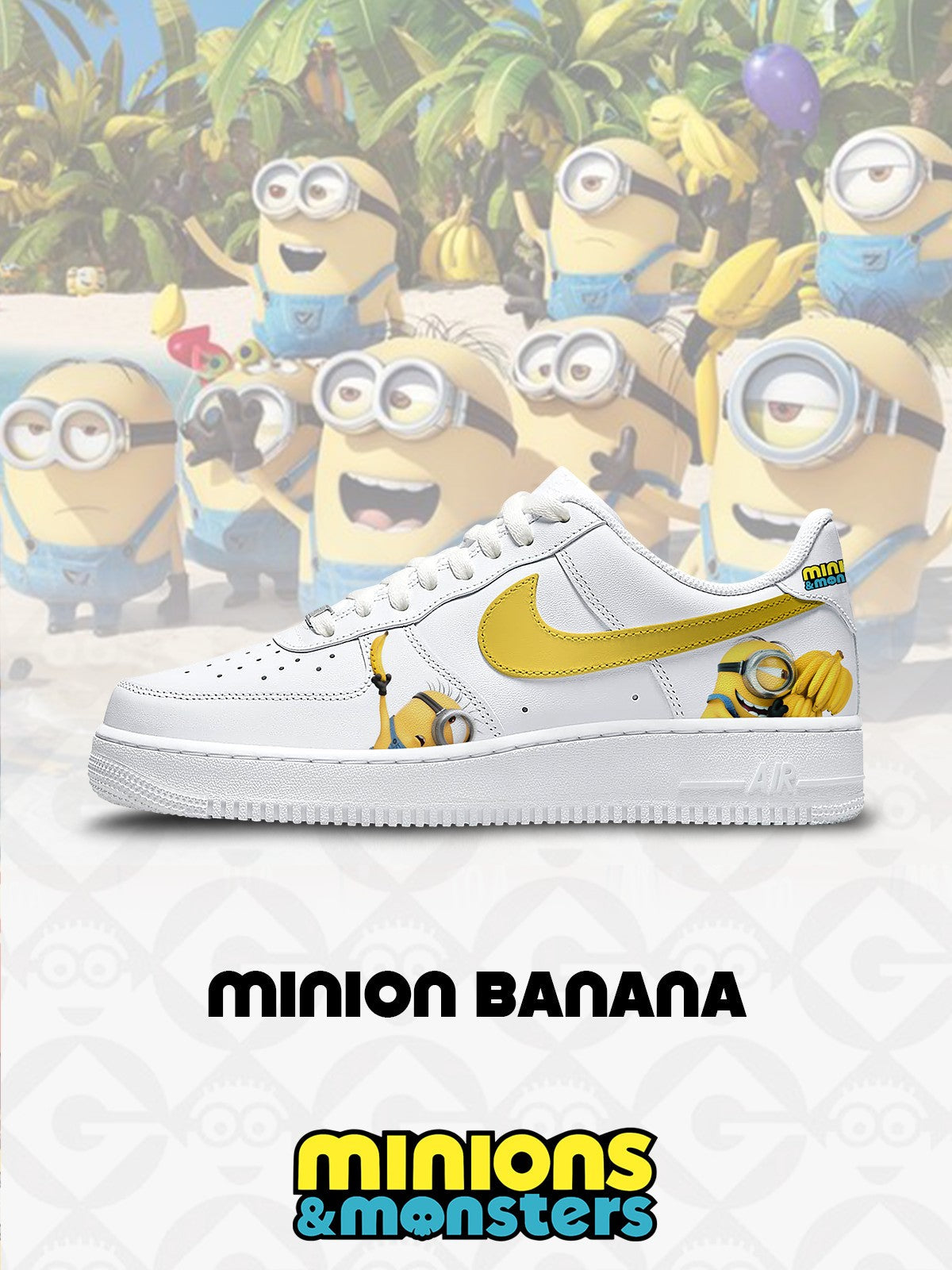 Minions Banana V.1 Custom Air-Style Sneakers