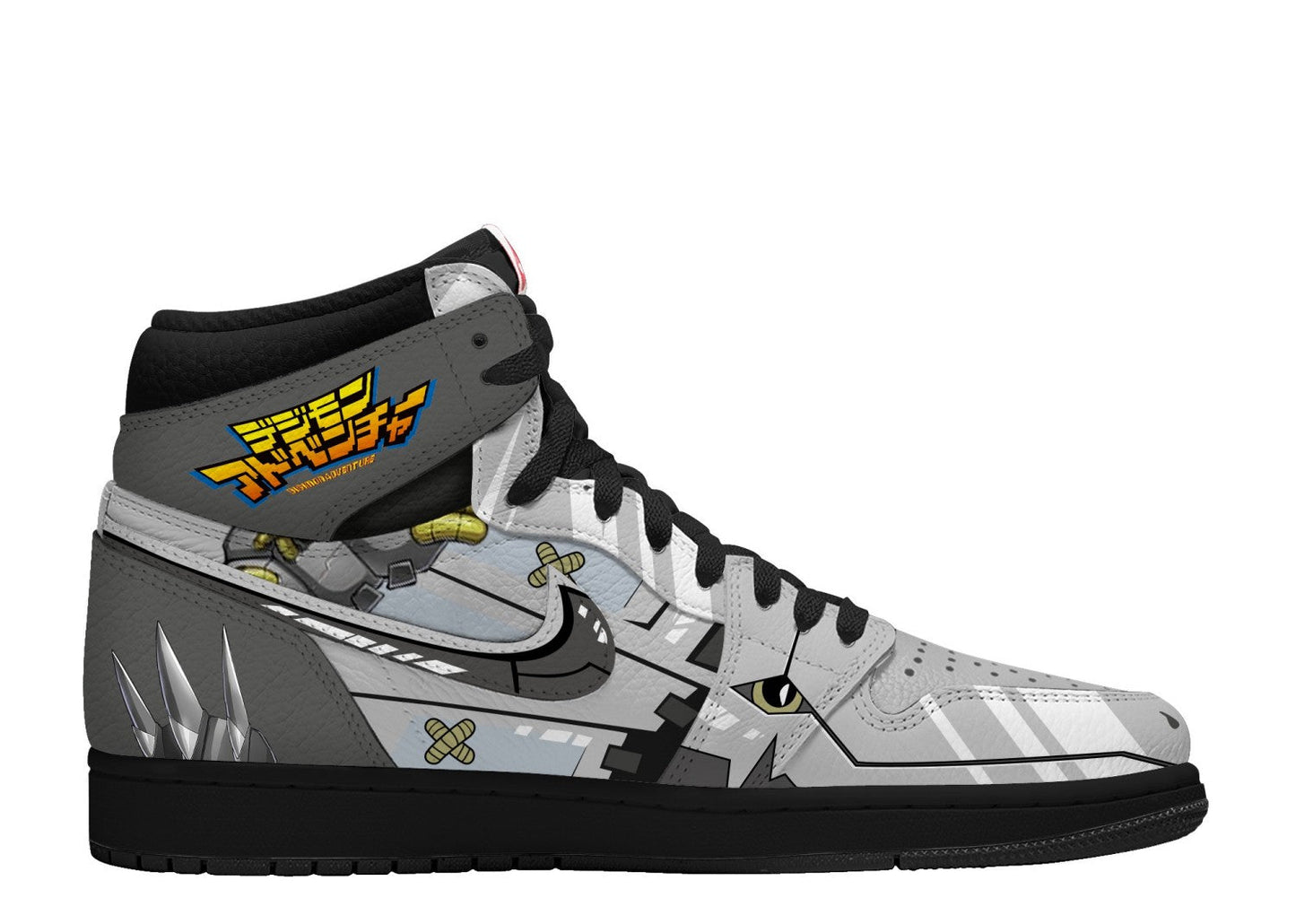 BlackWarGreymon V.1 Custom TS High Sneakers