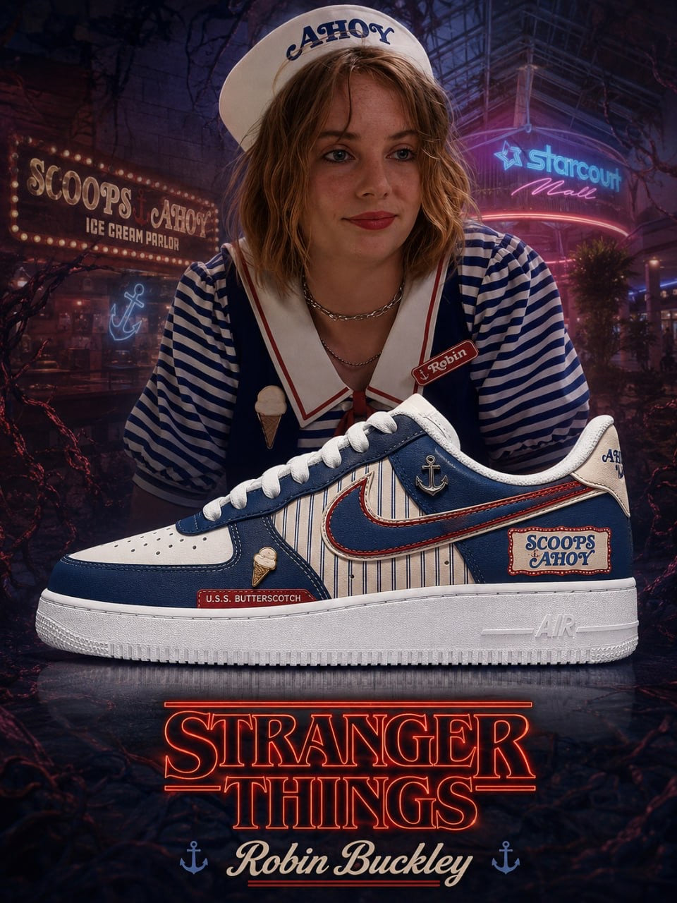 Robin Buckley V.2 Custom Air-Style Sneakers