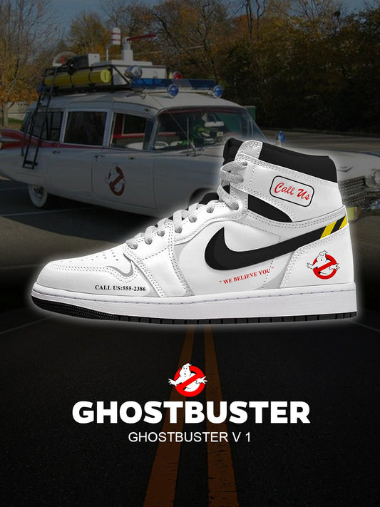 AJ1 高筒 電影名車-Ghostbuster客製球鞋 V.1