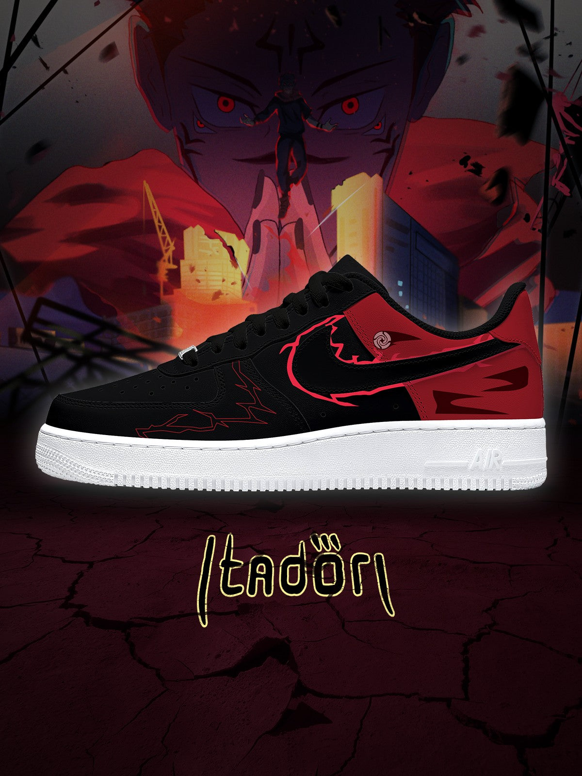 Yuji Itadori V.5 Custom Air-Style Sneakers