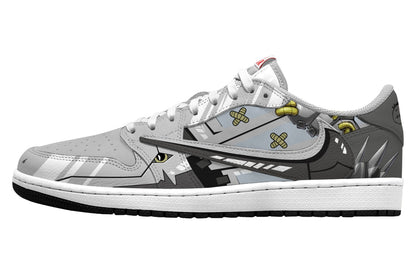 BlackWarGreymon V.1 Custom TS Low Sneakers