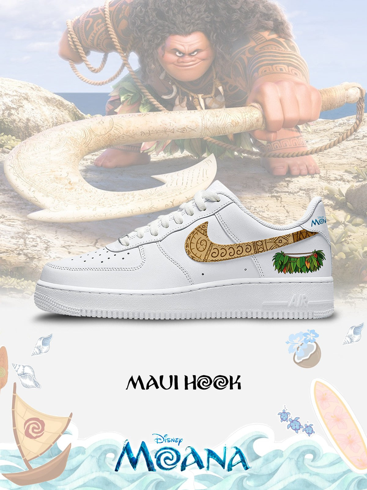 Maui Hook V.1 Custom Air-Style Sneakers
