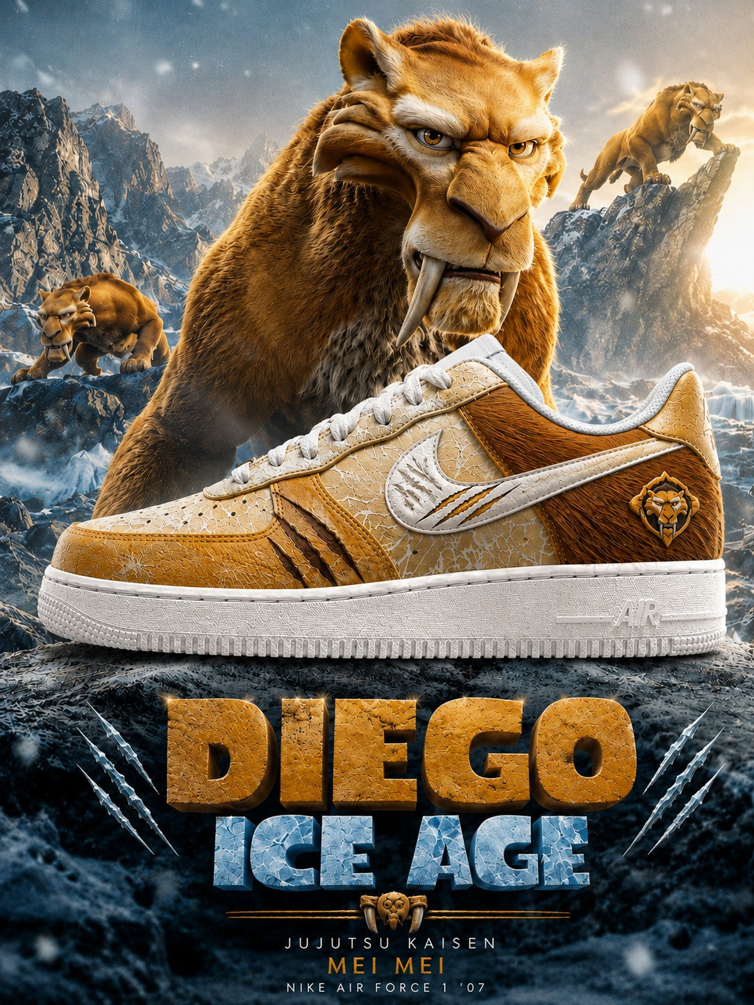 Diego V.1 Custom Air-Style Sneakers