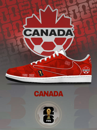 World Cup 2026 Canada V.1 Custom TS Low Sneakers