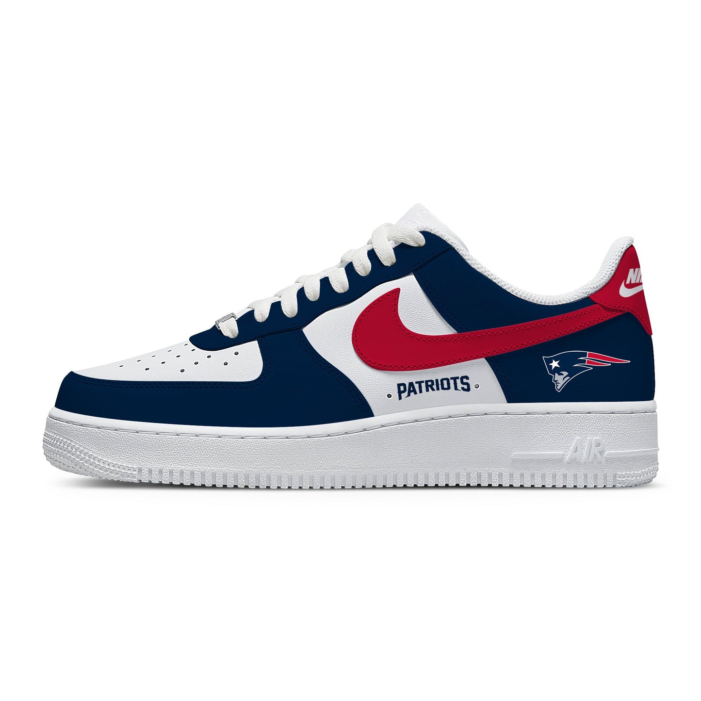 New England Football Custom Air-Style Sneakers