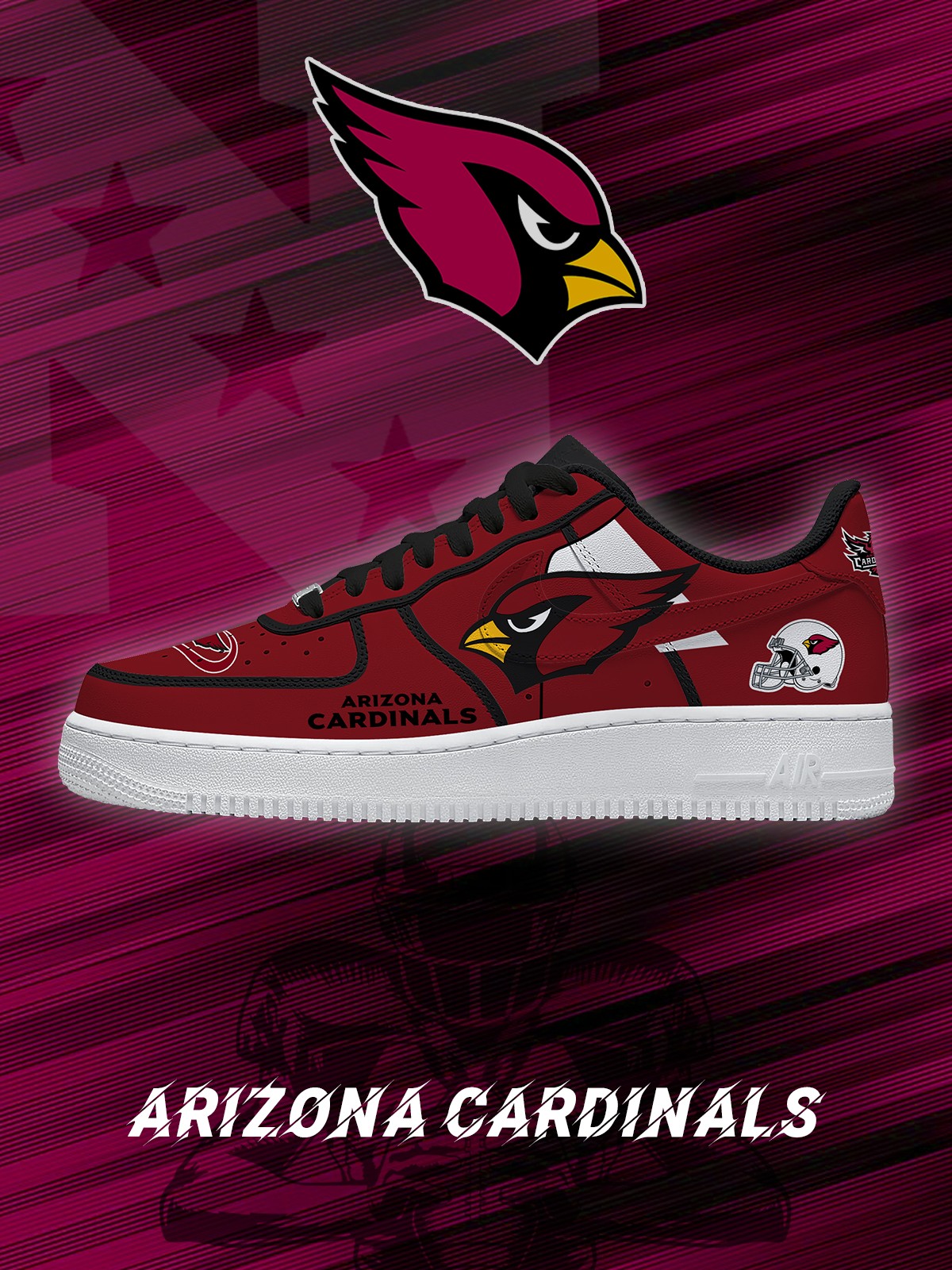 Arizona Football V.2 Custom Air-Style Sneakers