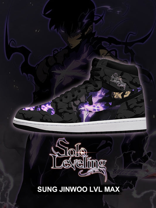 Sung Jinwoo LVL Max V.1 Custom High-Top Sneakers