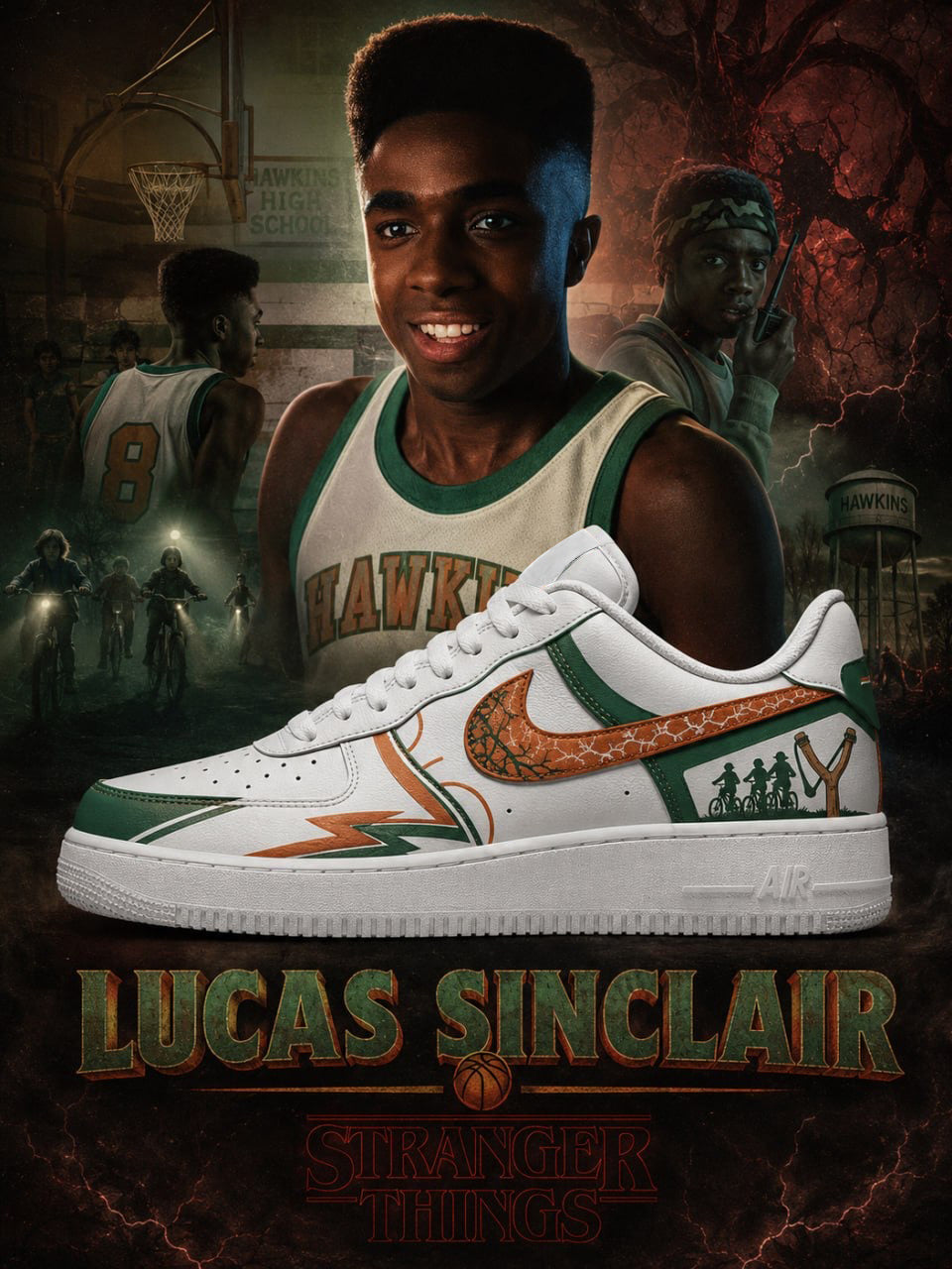 Lucas Sinclair V.3 Custom Air-Style Sneakers