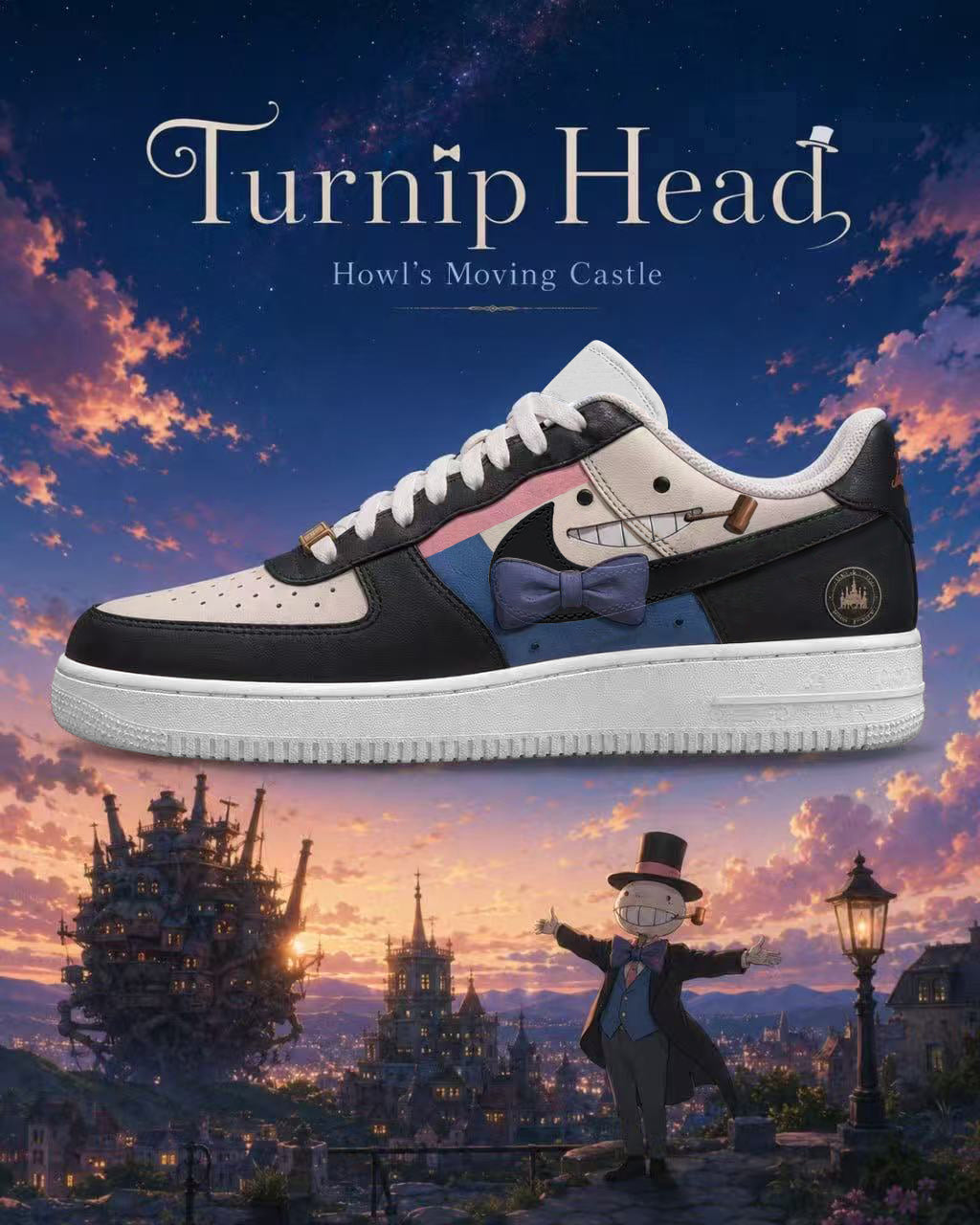 Turnip Head V.2 Custom Air-Style Sneakers